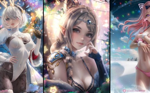 D站精选老牌欧美角色画师@Axsens_系列原画奖励大合集